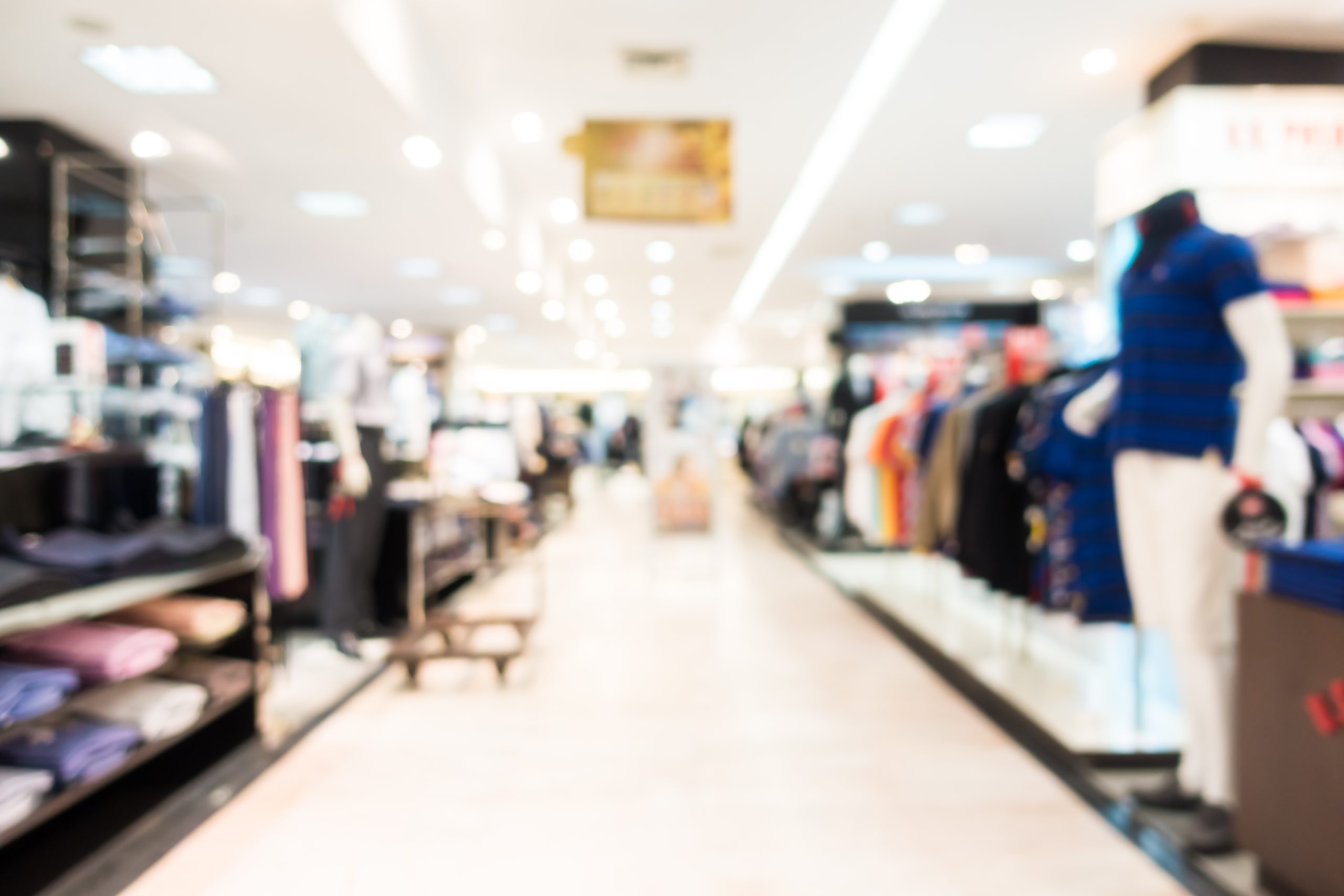 Abstract blur beautiful luxury shopping mall and retails store interior for background